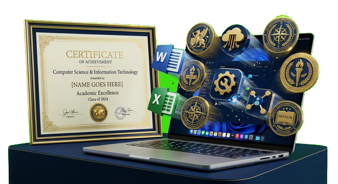 طالب يحمل كتاب مضيء